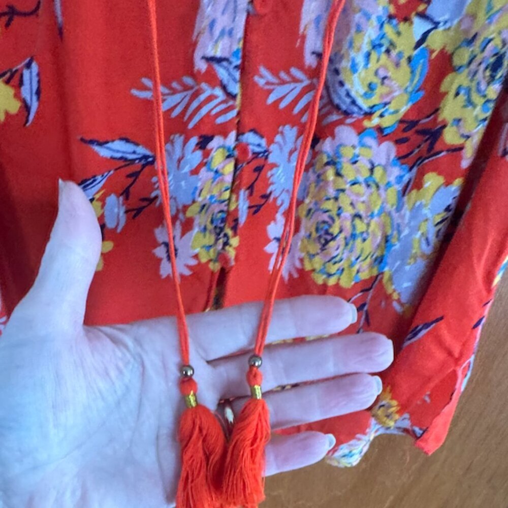 Pale Sky women's Boho blouse - Picture 4 of 7